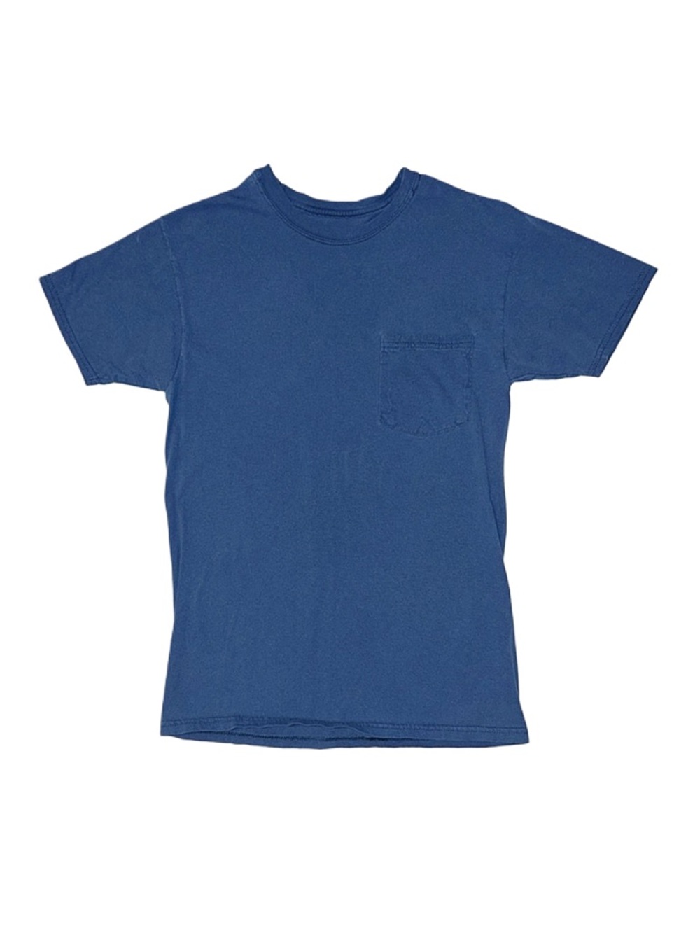 HANES Men's Blue Short Sleeve Shirt Size Small Cotton Tee